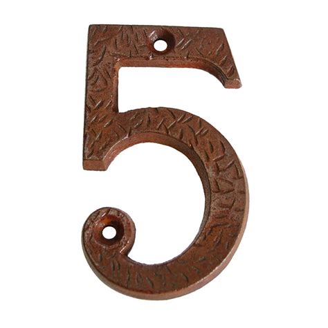 RCH Supply Company 3'' H Metal House Number